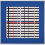 2 Yaacov Agam HOMMAGE du MONDRIAN Screenprints